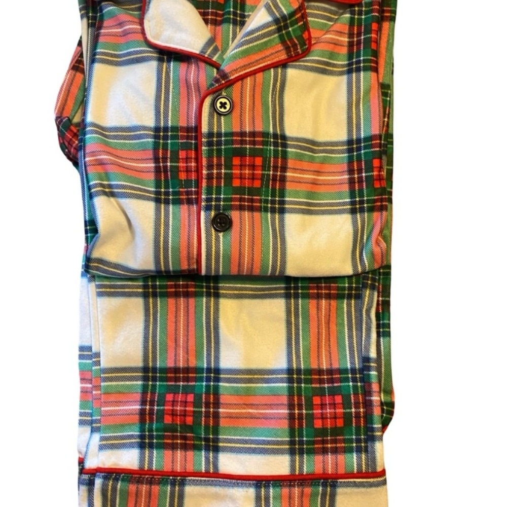 Women's Plaid Pajama Set - Red and Green
